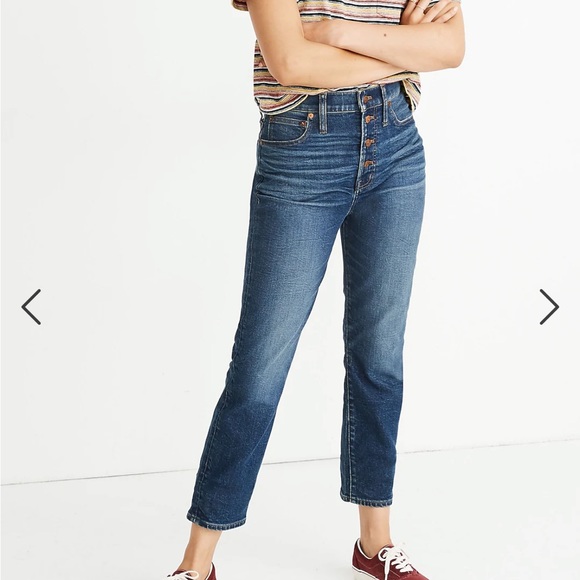 Madewell Denim - LAST CHANCE - Madewell The Perfect Vintage Crop Jean in CLEARVIEW wash sz26